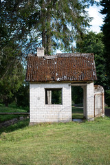 Abandoned guardhouse. Joaveski, Estonia