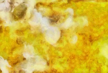 Abstract background. Massive textured layers of oil paint on canvas. Dirty style design pattern. Grunge hand drawn texture. Vintage wallpaper. Watercolor details and elements. Dry acrylic mixed art.