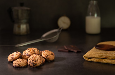 Homemade chocolate chip cookies