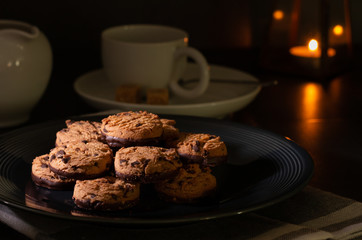 Homemade chocolate chip cookies