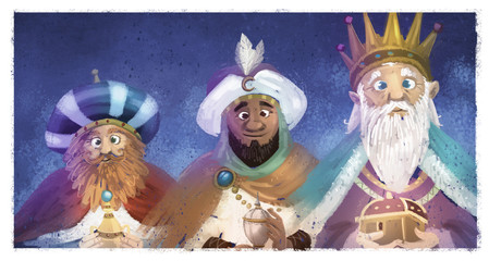 reyes magos de oriente en navidad © cirodelia