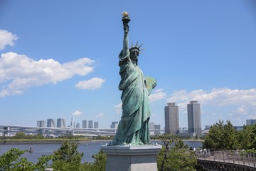 Estátua da liberdade Odaiba Japão 