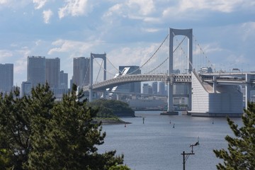 Ponte rainbow Odaiba Japão 