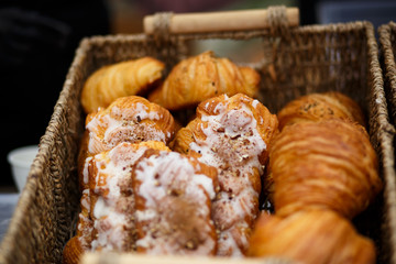 fresh baked croissants