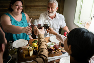 People enjoying a cheese platter food photography recipe idea