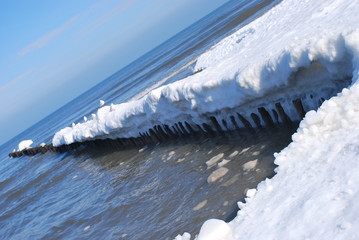 zima nad Bałtykiem