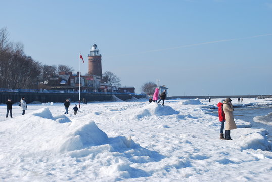 Kołobrzeg zimą