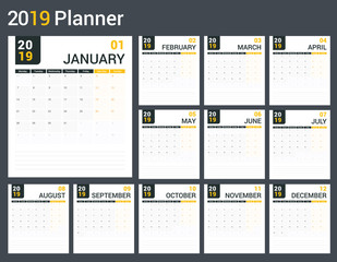 2019 Calendar - Planner