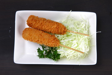 ウインナー串カツ