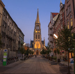 St. Mary's Church in Katowice (Polish: Kościół Mariacki ) is one of oldest churches in Katowice from 19th century. Neo-Gothic church is located in Srodmiescie district
