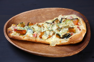 かぼちゃのピザ