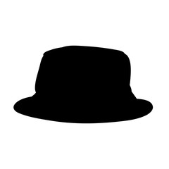 vector, on a white background, silhouette, icon, men's hat