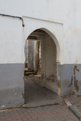 Street with an underpass