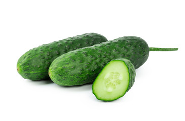 cucumber isolated on white background