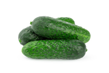 cucumber isolated on white background