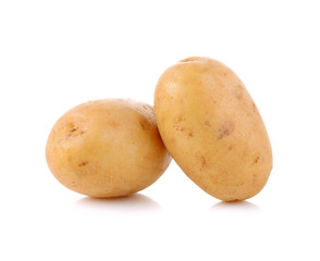potato isolated on white