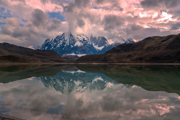 lake in the mountains