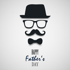 Beautiful wish for Fathers Day template