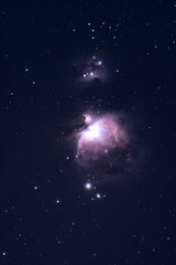 Obraz na płótnie Canvas Milky Way stars photographed with astronomical telescope.