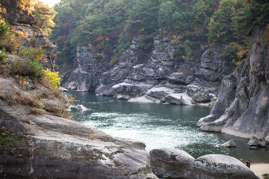 mountain water rock vally