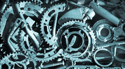 Fototapeta premium Sucatas de metal