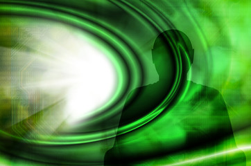 creative abstract green background