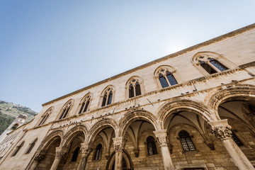 Obraz premium walking through the city of Dubrovnik