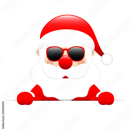 &quot;Santa Sunglasses Banner&quot; Stockfotos und lizenzfreie Vektoren auf