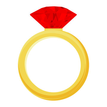 Vector ring wedding