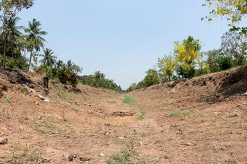 Canal run dry,canal dry ups