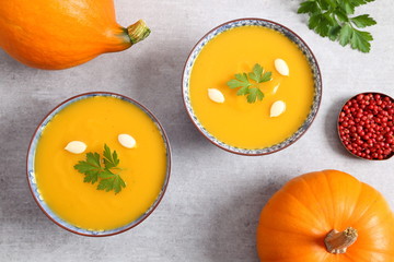 Pumpkin soup.