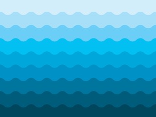 Blue wave gradation background.