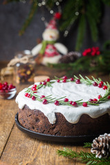 Traditional Christmas cake