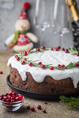 Traditional Christmas cake