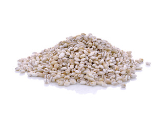 Barley Grains Isolated on White Background