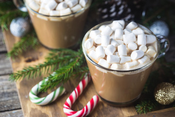 Cocoa with marshmallow