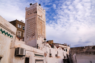 Exterior view to Mister Ramadan mosque, Casbah of Algiers, Alger
