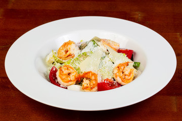 Caesar with prawn