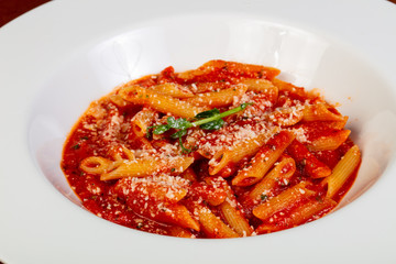 Penne Arabiata with tomato