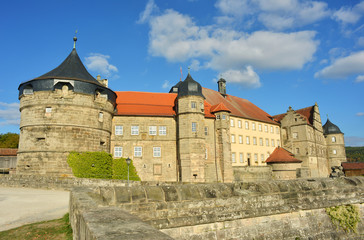 Fototapeta na wymiar Franken Festung Rosenberg in Kronach Deutschland