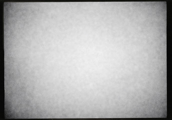 black and white photographic film frame background with heavy grain and light leak - 229364068