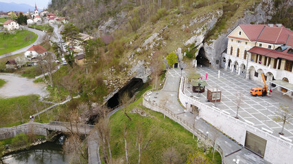 Postojna Cave (Postojnska jama; Adelsberger Grotte; Grotte di Postumia) is a 24,340 m long karst...