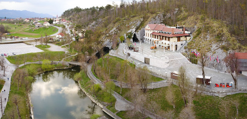 Postojna Cave (Postojnska jama; Adelsberger Grotte; Grotte di Postumia) is a 24,340 m long karst...