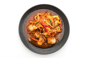 stir-fried octopus or squid with Korean spicy paste (osam bulgogi)