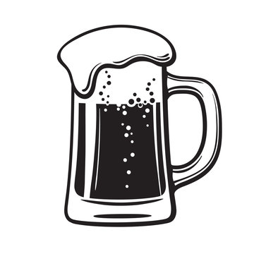 beer vector silhouette