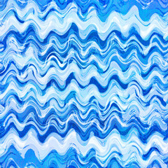 blue and white  wave pattern  modern art  abstract  wallpaper background