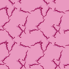 UFO military camouflage seamless pattern in different shades of pink color