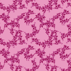 UFO military camouflage seamless pattern in different shades of pink color