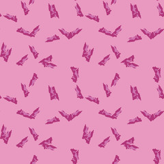 UFO military camouflage seamless pattern in different shades of pink color