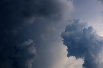 rain cloud in the sky
